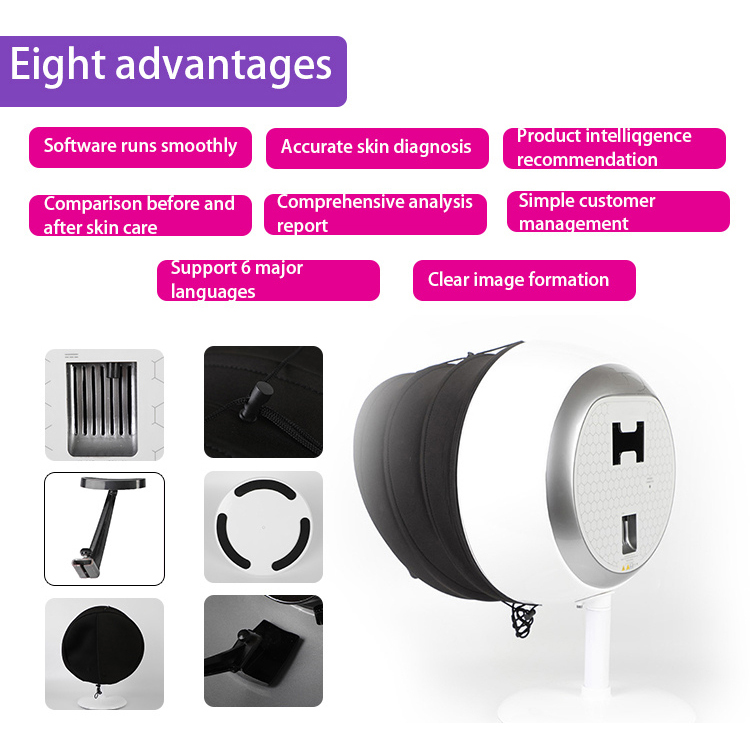 skin analyzer machine facial/skin analyser scanner home use skin analyze