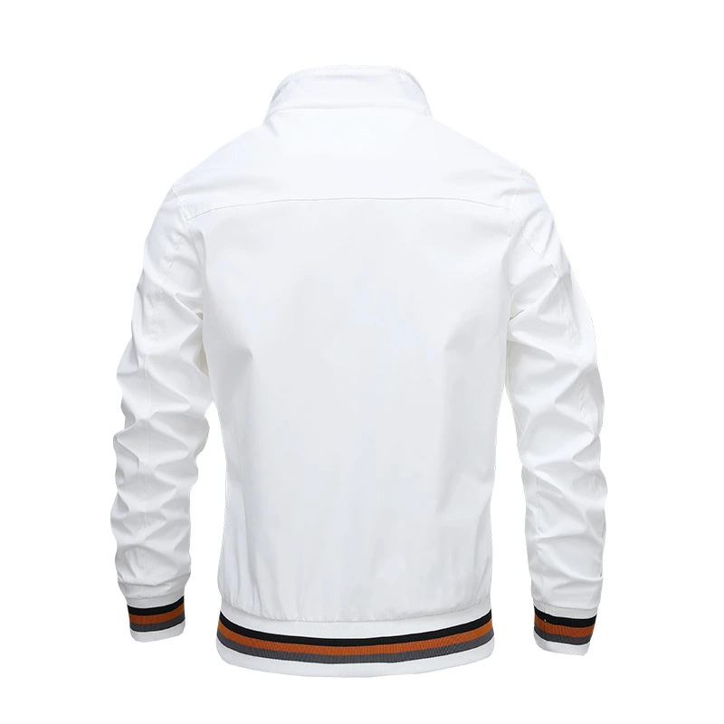 Custom Wholesale Men's Casual Sport Blank Thin Outdoor Casual Jacket with Zipper