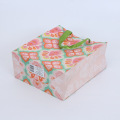 custom gift packaging shopping bag with ribbon handle