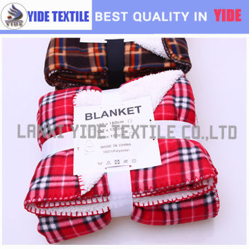 Best Selling China sheep print fleece blanket