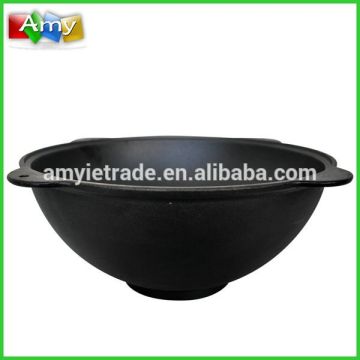 cast iron wok, big wok, gas wok