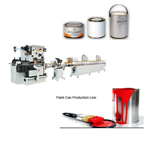 Machine automatique de fabrication de pots de peinture 1L