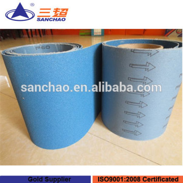 Sanding Roll for making abrasive sanding belts