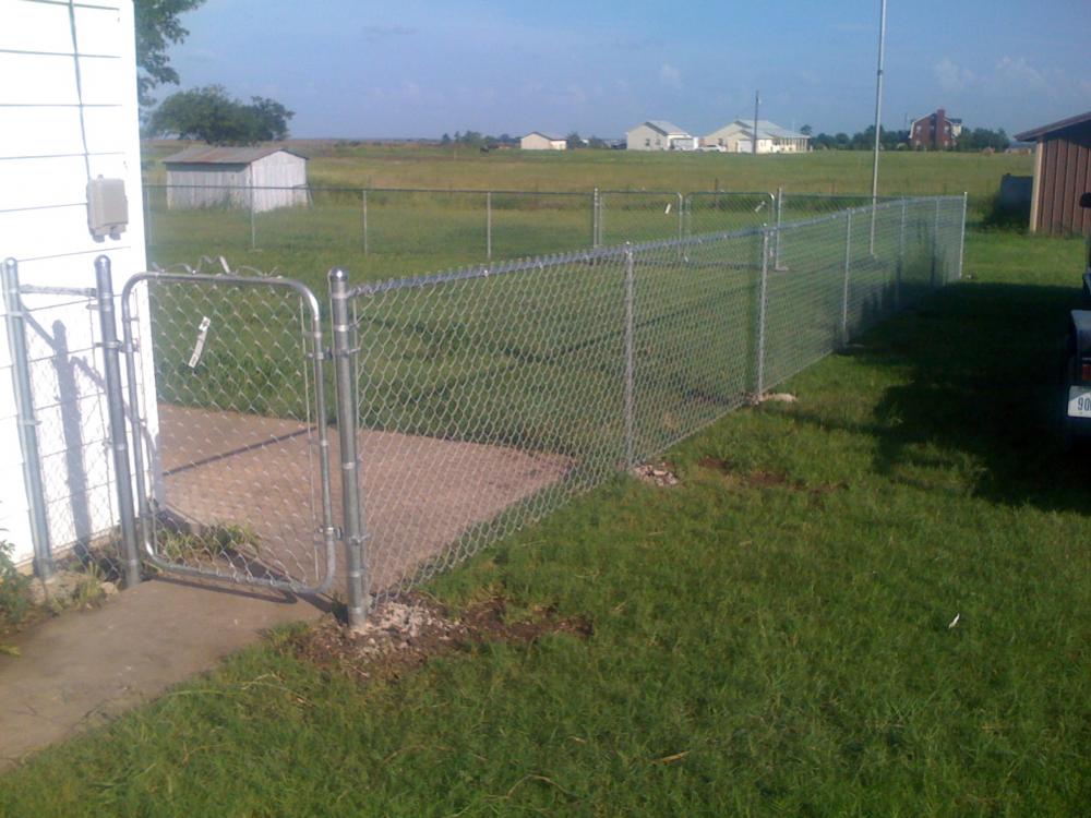 Used chain link fence Used for basketball fence