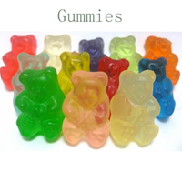 Hemp gummies CBD gummy bears 10mg 25mg 50mg with private label