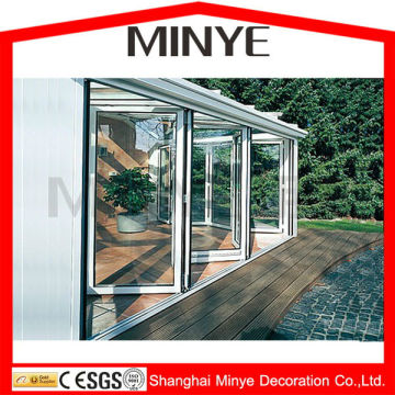 double tempered glass sunroom aluminum frame green house