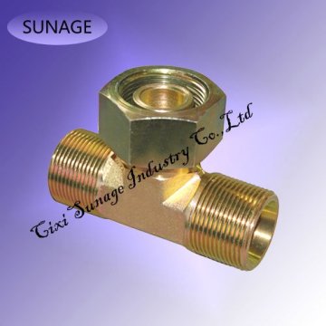 Metric thread bite type tube fittings