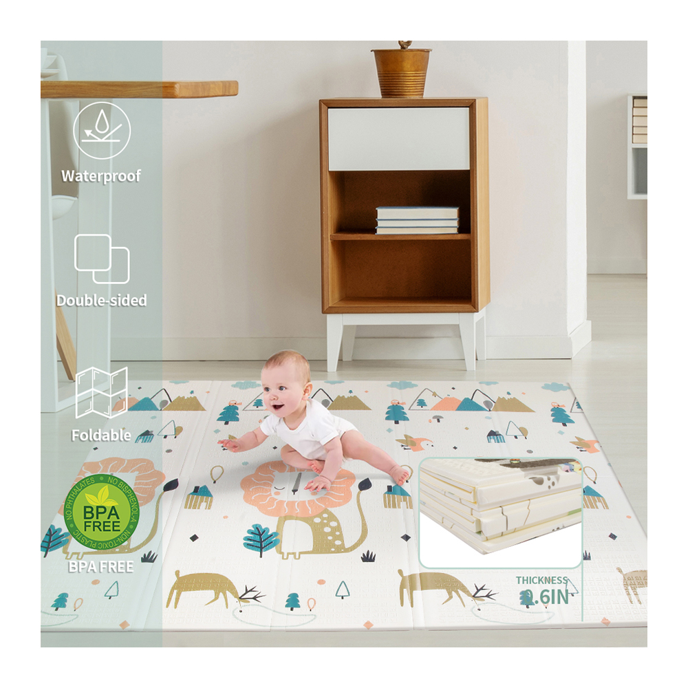 Children's puzzle splicing floor mat