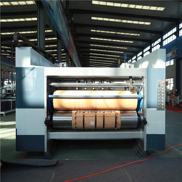 Canghai printing slotting and die-cutting carton box packing machine