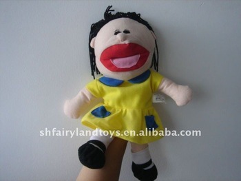 Girl hand puppets