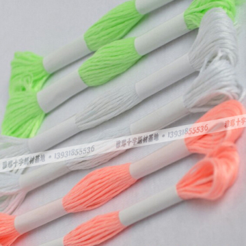 Luminous embroidery threads Fluoresent Thread for cross stitch