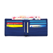 Pop Men's Print Crocodile Belt Card Slot Wallet