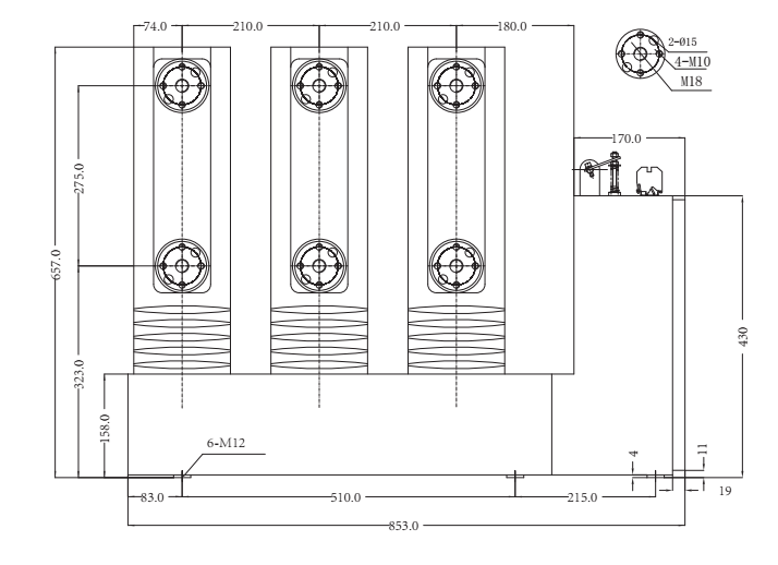 12kv Types vcb High Voltage Power Distribution Equipment Indoor VBI Vacuum circuit breaker