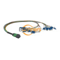 24F MPO(M)-LC UPC SM 0.9 Fiber Patch Cord Type B