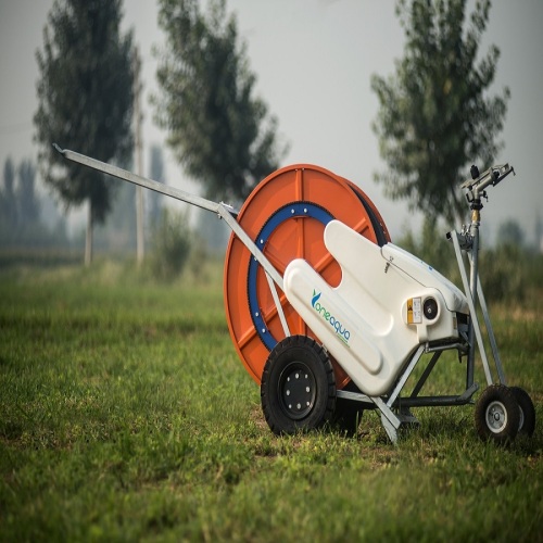 agricultura goteo pequeño carrete de manguera sistema de riego