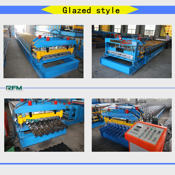 High efficiency popular in india glazed tile roll making machine series