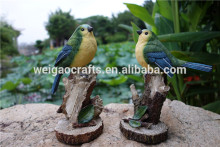 Custom Bird Polyresin Animal Figurine for garden decoration