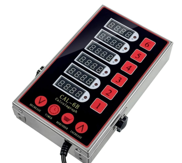 Loud Alarm Adjustable LED 6 Channel Digital Kitchen Timer