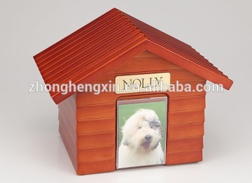 2015 New style Pet wood cottage urn for beloved pet