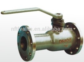 Integral ball valv