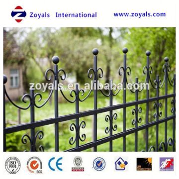 aluminum ornamental garden fence gate manufacturer with ISO 9001