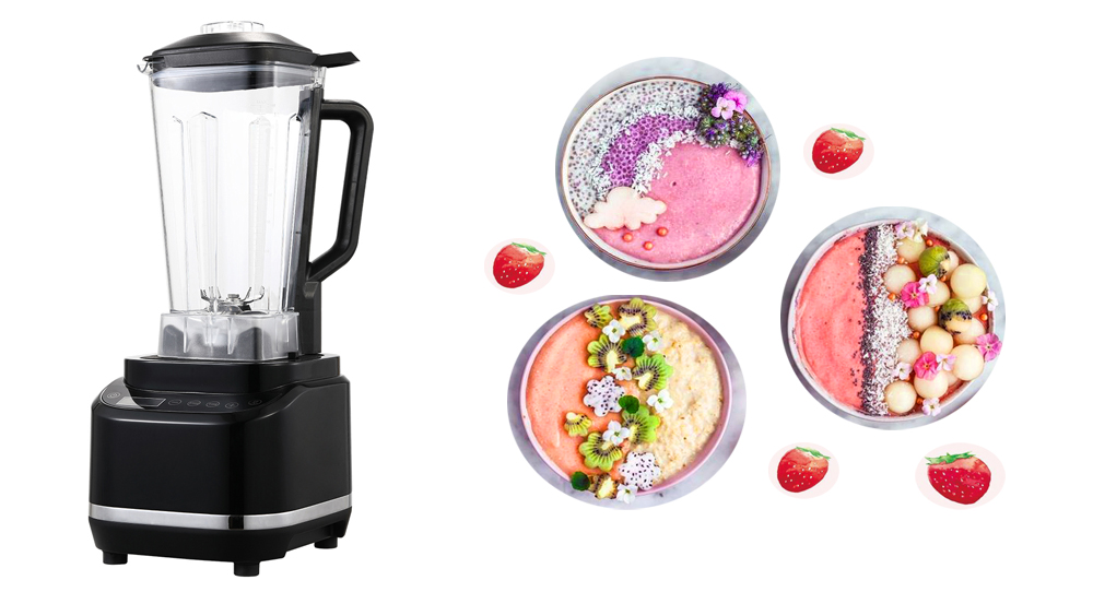 New Christmas Gift food processors Smoothie Vacuum Blender