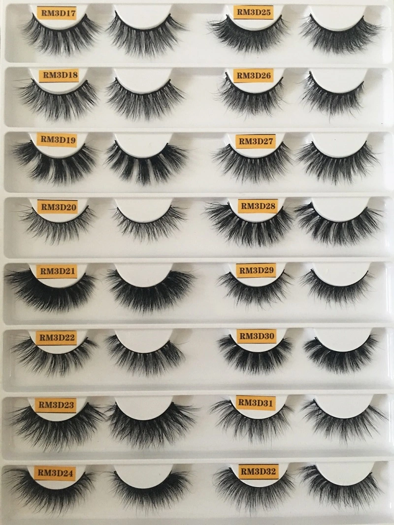 100% High Quality Free Cruelty Silk Protein Material Faux Mink Eyelashes