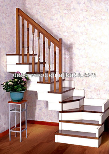 Indoor Solid Wood Stair Rail