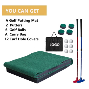 2-2 Style Golf Putting Mat for Indoor Practice