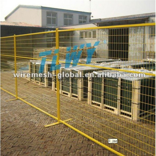 Temporary fencing for residential housing sites