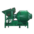 450L mobile concrete drum mixer with lifting hopper