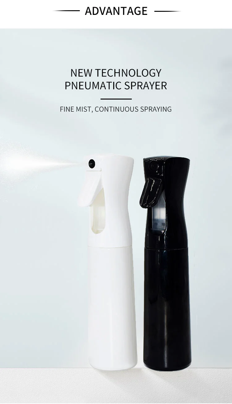 Continuous Fine Spray Bottle for Hairdressing