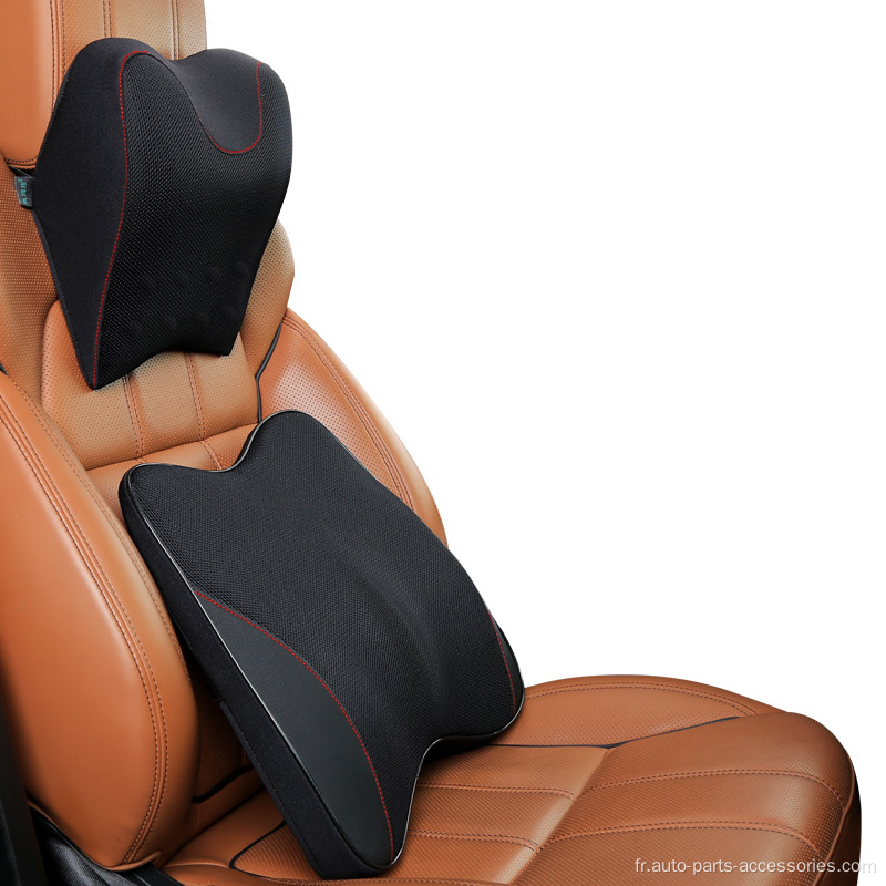 Oreiller de cou de siège d&#39;auto ergonomique en mailles ergonomiques