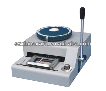 Manual PVC Card Embossing Machine