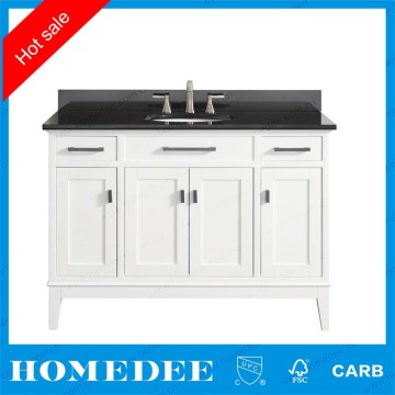 solid wood sliding door bathroom vanity