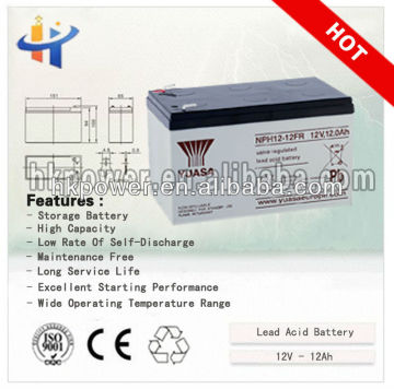 12ah lead acid battery dry cell battery 12v