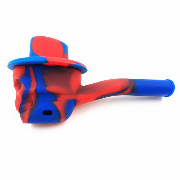 Silicone Skull fumando tubo de água Tubos