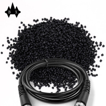 Flame Retardant Black PVC Plastic Pellets