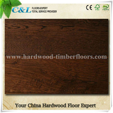 distressed hardwood floors oak dark color 18mm thickness