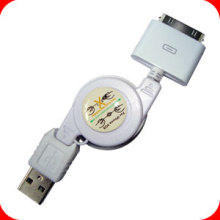Retractable USB Cable for Apple iPhone/iPad/iPod