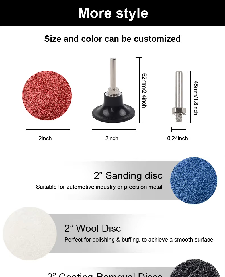 Quick-Change 2 Inch Sanding Disc Quick-Change 2 Inch Sanding Disc