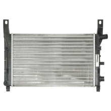 Engine cooling aluminum-plastic racing radiator