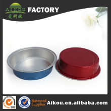 Hot selling hoilday party colorful aluminium foil pasta container with low price
