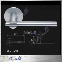 Flat Tube Stainless Steel Solid Lever Handle