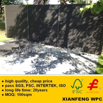 New Products Wood Plastic Composite Fence High Quality Decorative Garden Fencing