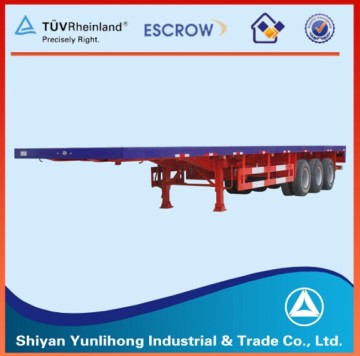 Flat bed semi-trailer