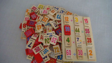 Wooden Educational Domino Toy