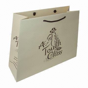 Paper Gift Bag, Matte Varnish, Ladder-shaped, Suitable for Gifts, Shopping and Promotional