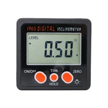 Waterproof Mini Digital Protractor with White Backlight
