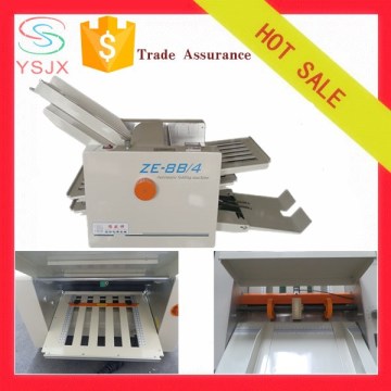 The lowest price desktop cross fold paper folding machine